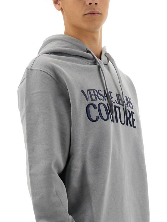  베르사체 후드 티셔츠 77GAIL03 CF02L816 Grey - VERSACE