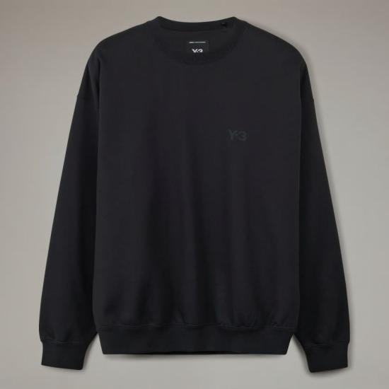 25FW 와이쓰리 긴팔 티셔츠 IW0075 BLACK DOM