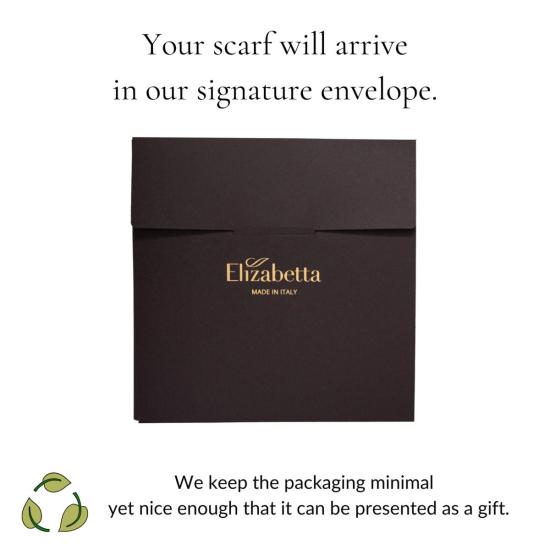  Elizabetta 머플러/스카프 패랭이꽃 실크 반다나 스카프 - OTHER BRANDS