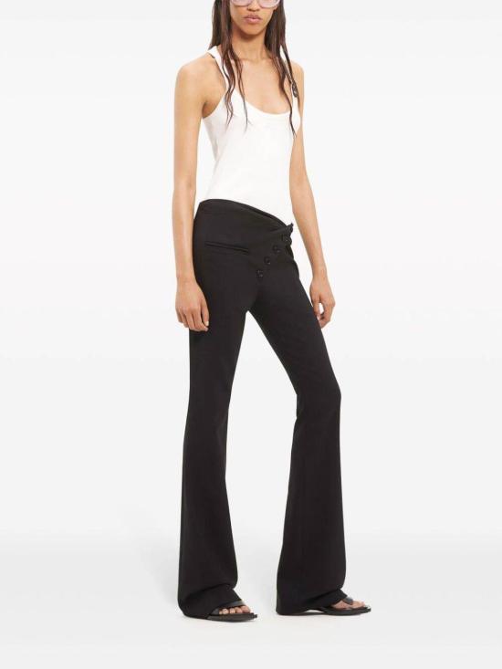  쿠레쥬 스트레이트 팬츠 124CPA189WO00919999 Black - COURREGES