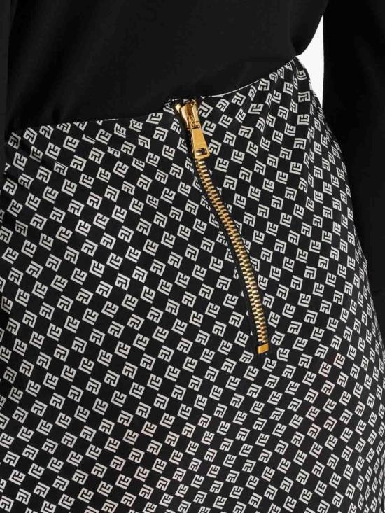  발망 미디 스커트 CF1LC225SD29EDK Black - BALMAIN