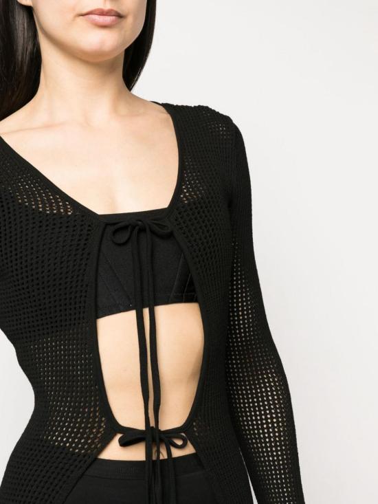  안드레아 아다모 가디건 CA029472680473 Black - ANDREA ADAMO