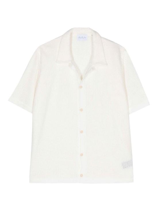  블루스카이인 반팔 셔츠 BS2304KW007WHT White