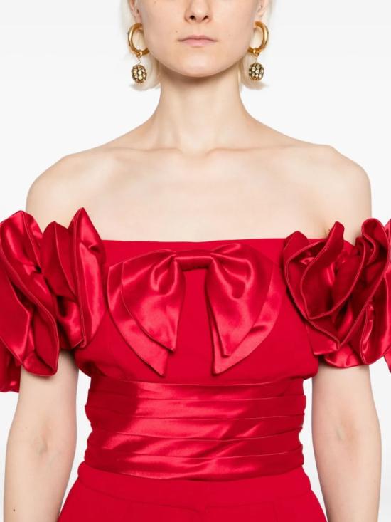  사이드 코베이시 블라우스 러플 코르셋 - SAIID KOBEISY