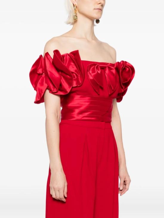  사이드 코베이시 블라우스 러플 코르셋 - SAIID KOBEISY