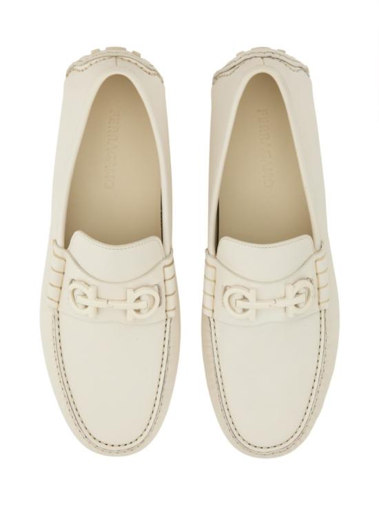  살바토레 페라가모 로퍼 768041 020983026 White - SALVATORE FERRAGAMO