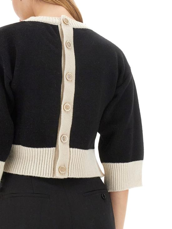  마르니 반팔 티셔츠 GCMD0483Q0 UFH30400N99 Black - MARNI