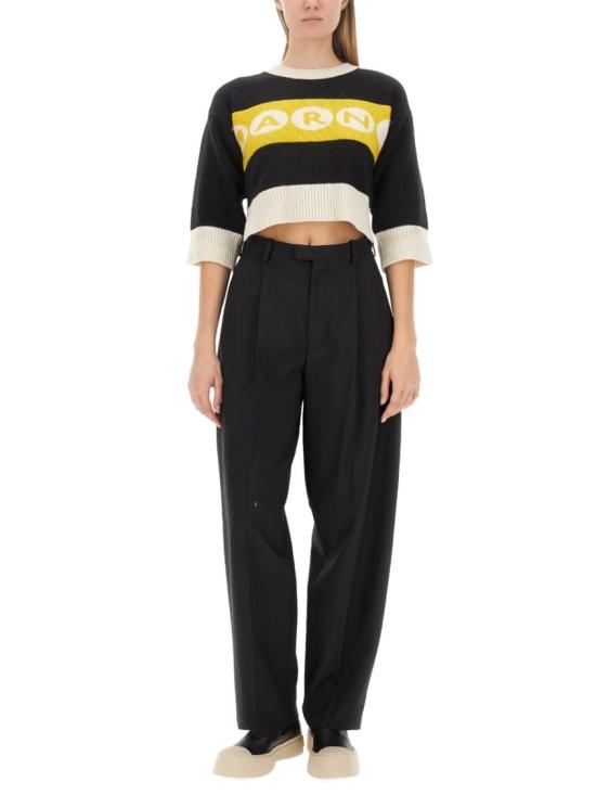  마르니 반팔 티셔츠 GCMD0483Q0 UFH30400N99 Black - MARNI