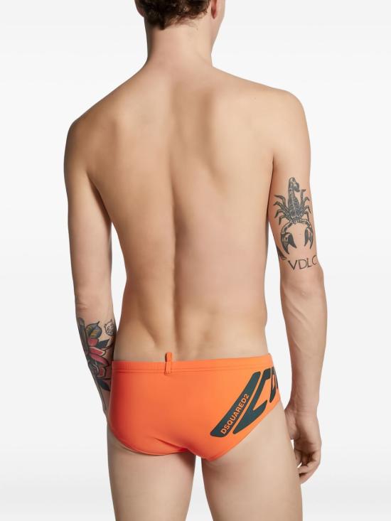 25FW 디스퀘어드2 팬티 D7B2E6410 800 Orange - DSQUARED2