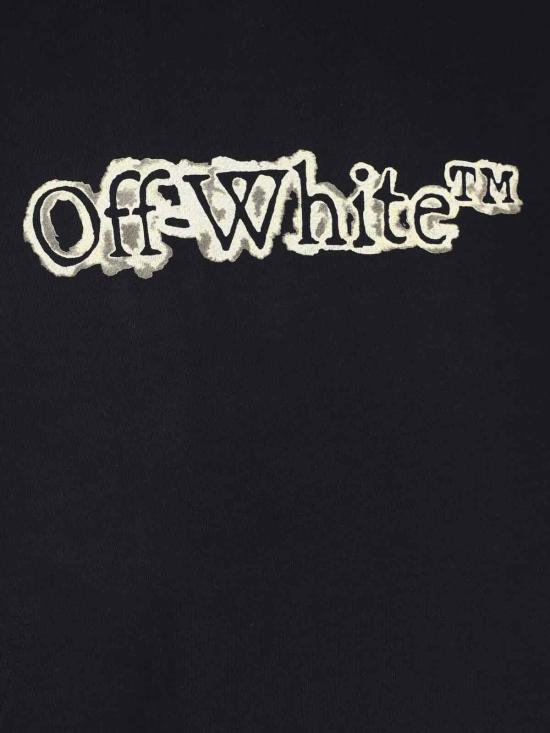25FW 오프화이트 긴팔 티셔츠 OMBB085F25FLE00L 1019 Black - OFF WHITE