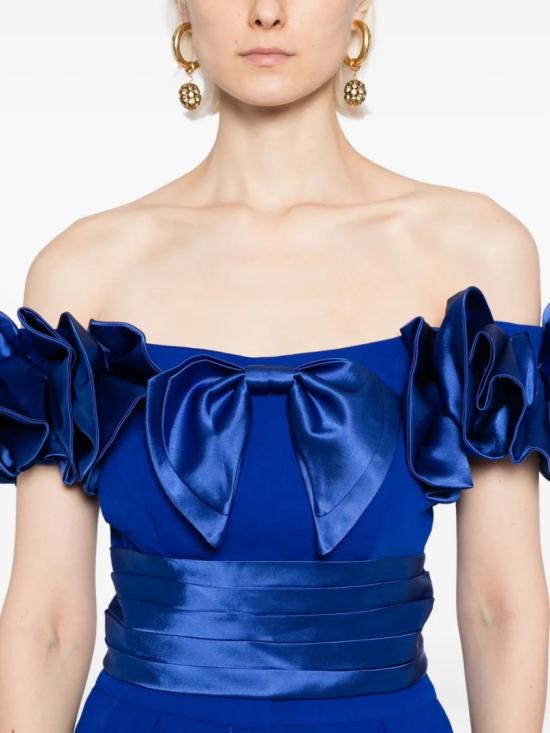  사이드 코베이시 블라우스 러플 코르셋 - SAIID KOBEISY