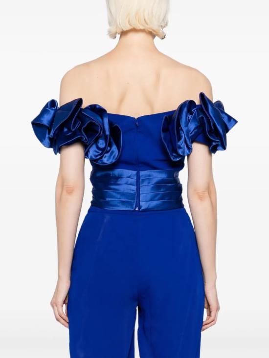  사이드 코베이시 블라우스 러플 코르셋 - SAIID KOBEISY