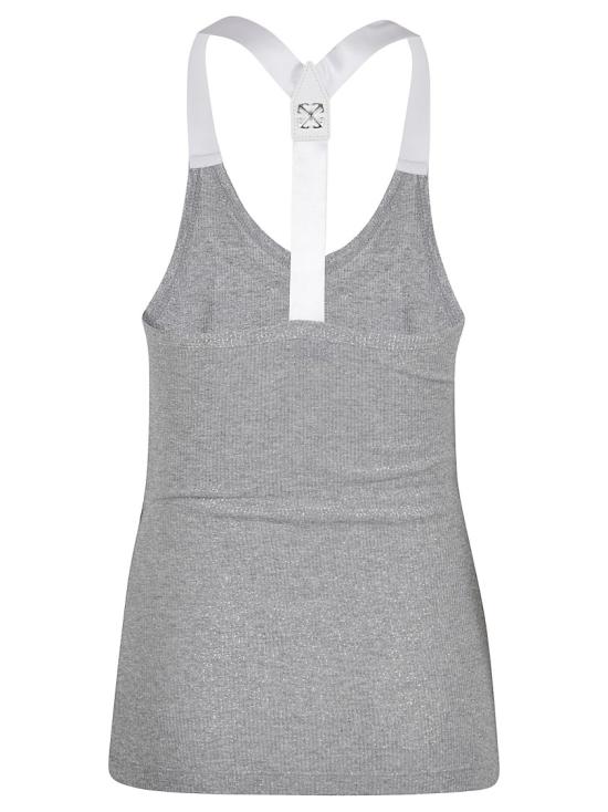 25SS 오프화이트 바디수트 티셔츠 OWAD25SS25JE R002 Grey - OFF WHITE