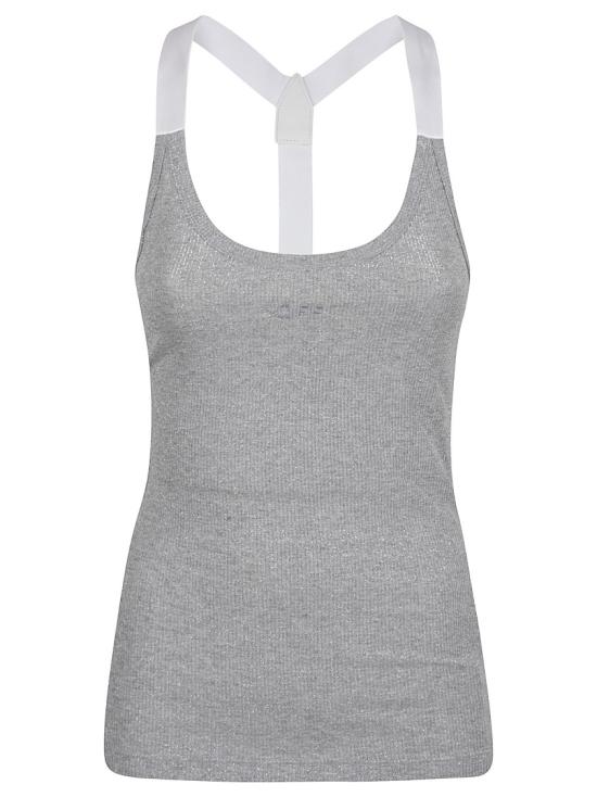  오프화이트 바디수트 티셔츠 OWAD25SS25JE R002 Grey
