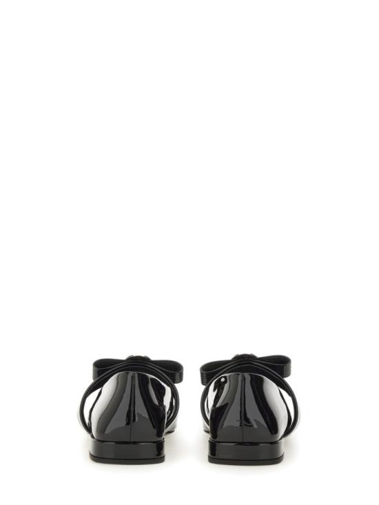  베르사체 플랫 슈즈 1016073 D2VE1B00P Black - VERSACE