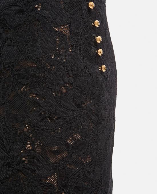  파코라반 롱 스커트 24AJJU598PA0170P001 Black - PACO RABANNE