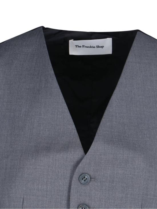 25SS 더프랭키샵 자켓 GELSO WAISTCOATDARK GREY MELANGE Grey - THE FRANKIE SHOP