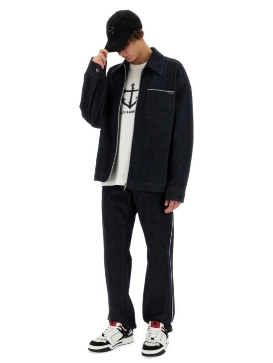  돌체앤가바나 자켓 G9AUBD G8KF1S9001 Blue - DOLCE & GABBANA