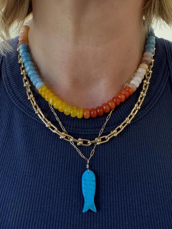  Jessica Matrasko Jewelry 목걸이/팬던트 Jessica Matrasko 주얼리 다나라 목걸이 보드워크 - OTHER BRANDS