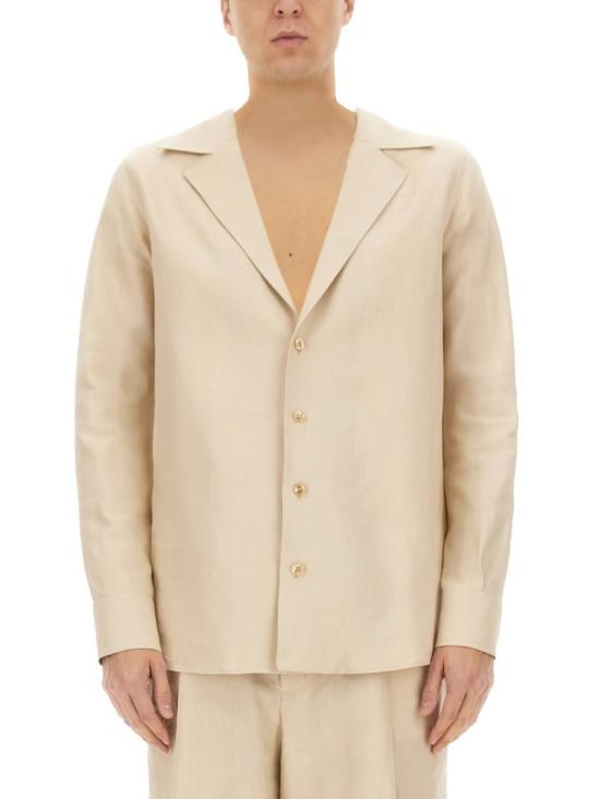 25SS 돌체앤가바나 긴팔 셔츠 G5MX5T FU4MCM0722 Neutrals