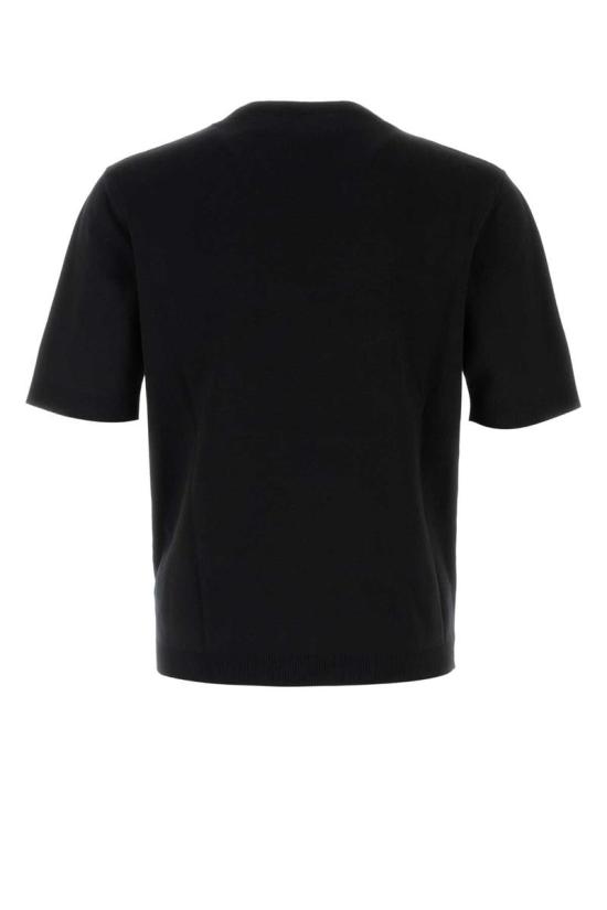 25FW 구찌 인타르시아 실크 코튼 티셔츠 787736XKD2A 1070 Black - GUCCI