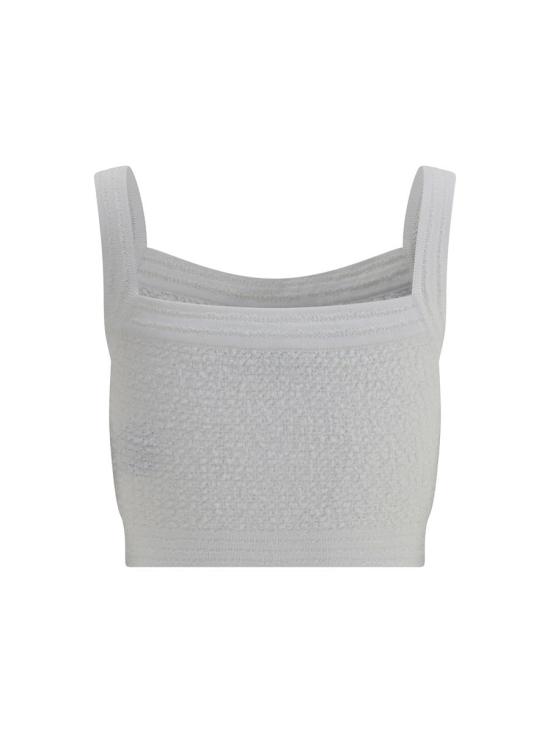 25FW 발망 민소매 티셔츠 FF1AB052KI74 0FA WHITE - BALMAIN