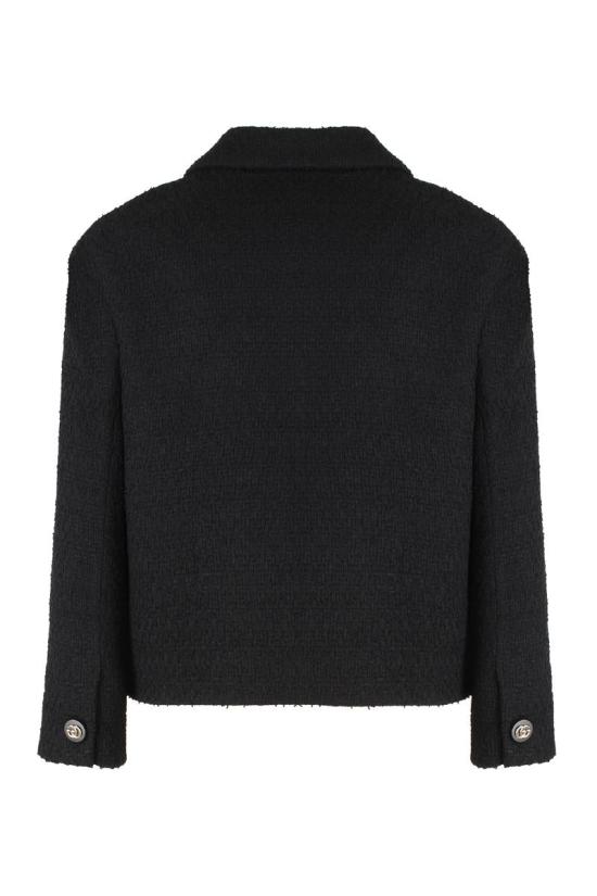 25FW 구찌 울 부클레 재킷 823781Z7AU9 1000 Black - GUCCI