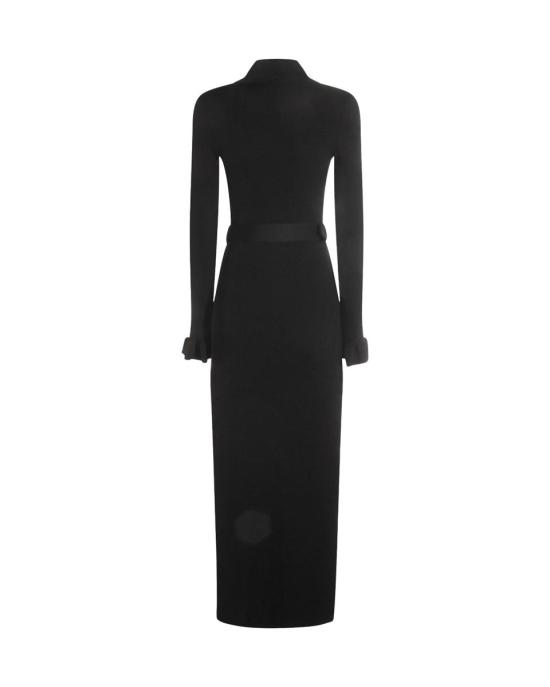 25FW 셀프 포트레이트 롱 원피스 AW25007XB Black - SELF PORTRAIT