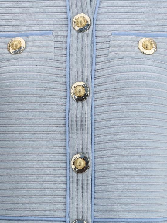 25FW 발망 가디건 FF1KL240KI83 SOM BLUE - BALMAIN