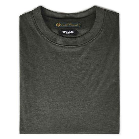 25FW 프랜지스 콜렉션 반팔 티셔츠 FRTH94VERDE GREEN - FRANZESE COLLECTION