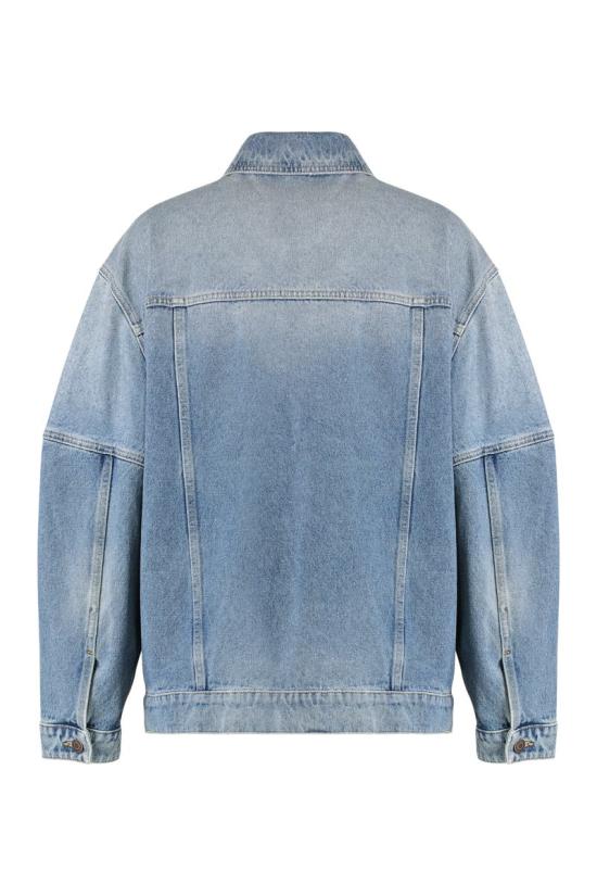 25FW 모스키노 데님 자켓 05095523 1281 Navy - MOSCHINO