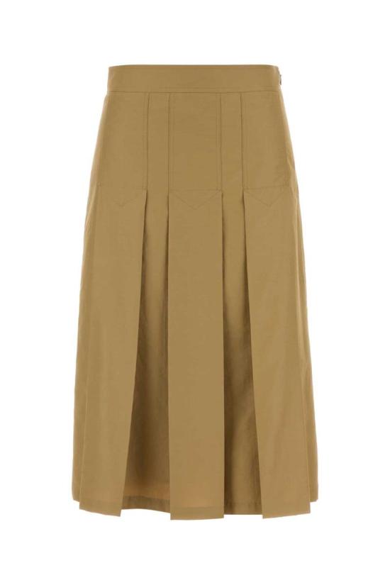 25FW 프라다 미디 스커트 21H011SOOO13GP F0594 BEIGE O TAN