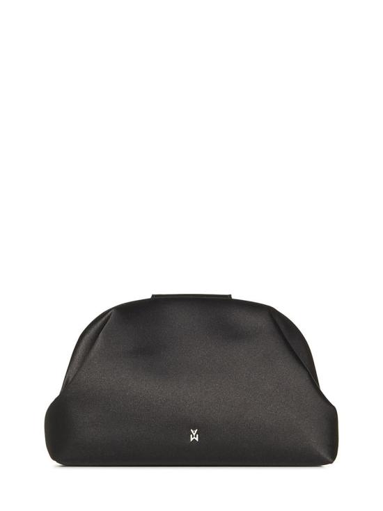 25FW 아미나 무아디 클러치/파우치 CAMELIASATINBLACK Black - AMINA MUADDI