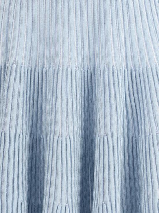 25FW 발망 미디 스커트 FF1LB512KI83 SOM BLUE - BALMAIN