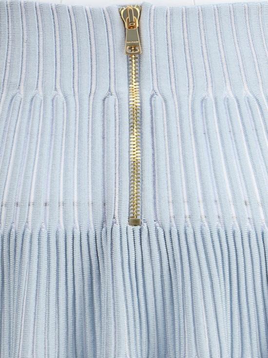 25FW 발망 스커트 FF1LB512KI83 SOM BLUE - BALMAIN