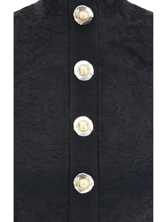 25FW 발망 민소매 티셔츠 FF1AB495JK65 0PA Black - BALMAIN