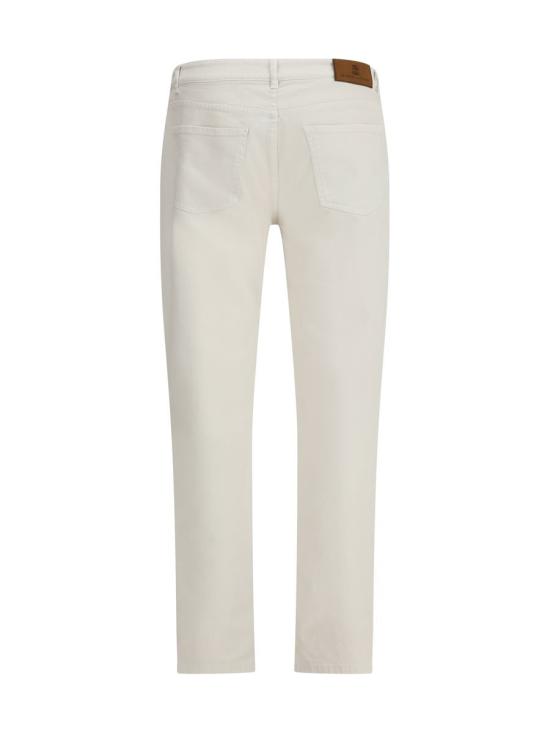 25FW 브루넬로 쿠치넬리 데님 팬츠 M277UD3210 C7007 WHITE - BRUNELLO CUCINELLI