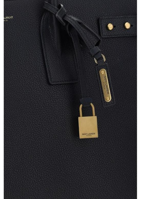 25FW 생로랑 토트백 631526DTI0W 1000 Black - SAINT LAURENT