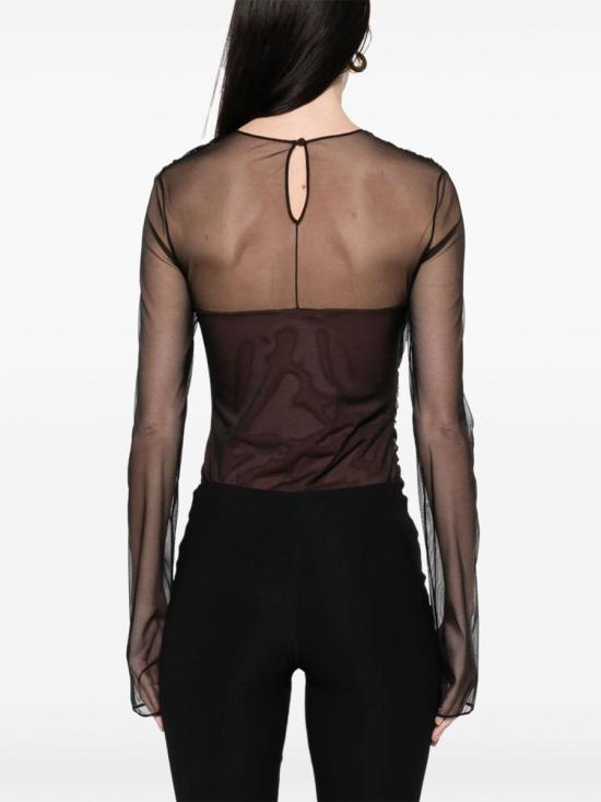 25FW 넨시 도자카 민소매 티셔츠 NDSS25TOP083BLACK Black - NENSI DOJAKA