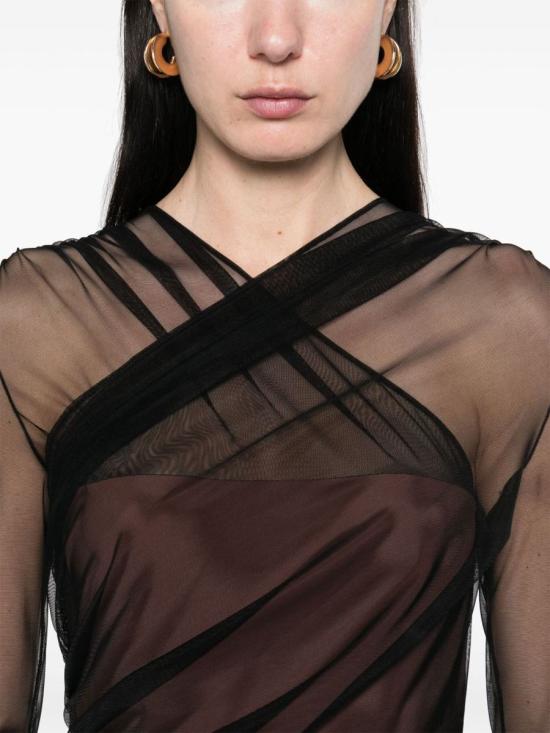 25FW 넨시 도자카 민소매 티셔츠 NDSS25TOP083BLACK Black - NENSI DOJAKA