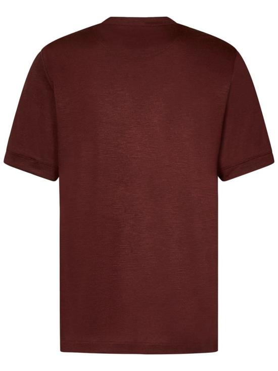 25FW 프랜지스 콜렉션 반팔 티셔츠 FRTH94BORDEAUX Red - FRANZESE COLLECTION