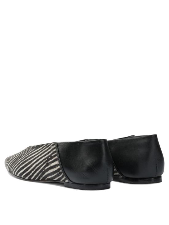 25FW Ammb Milano 플랫 슈즈 7110028CAVALLINONERO BIANCO Black - OTHER BRANDS