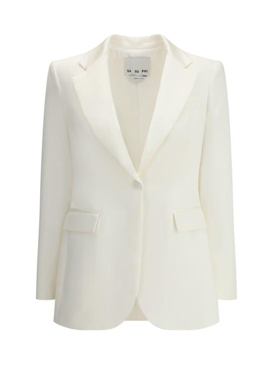 25FW 사 수 파이 자켓 W25717 0101 WHITE