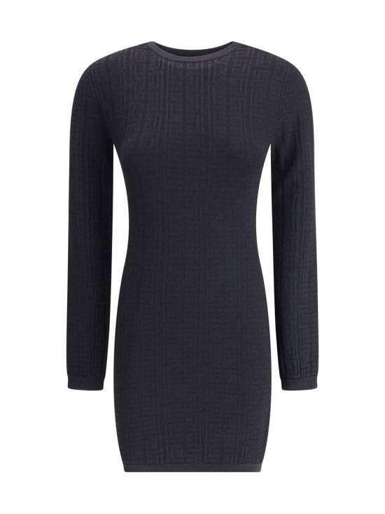 25FW 발망 원피스 FF1R8865KI63 0PA Black