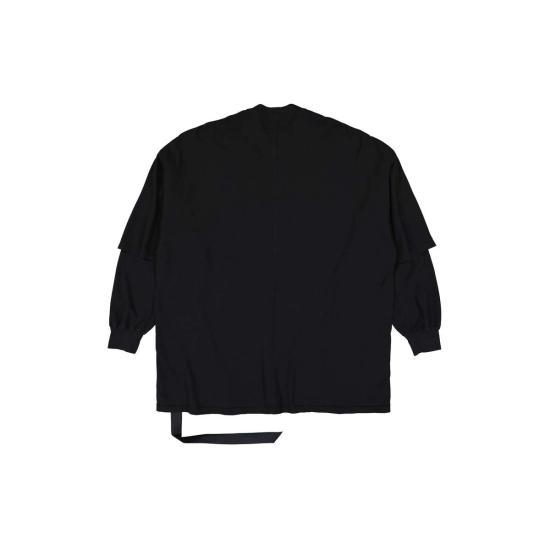  릭 오웬스 긴팔 티셔츠 토미 허슬러 스웨트셔츠 블랙 - RICK OWENS