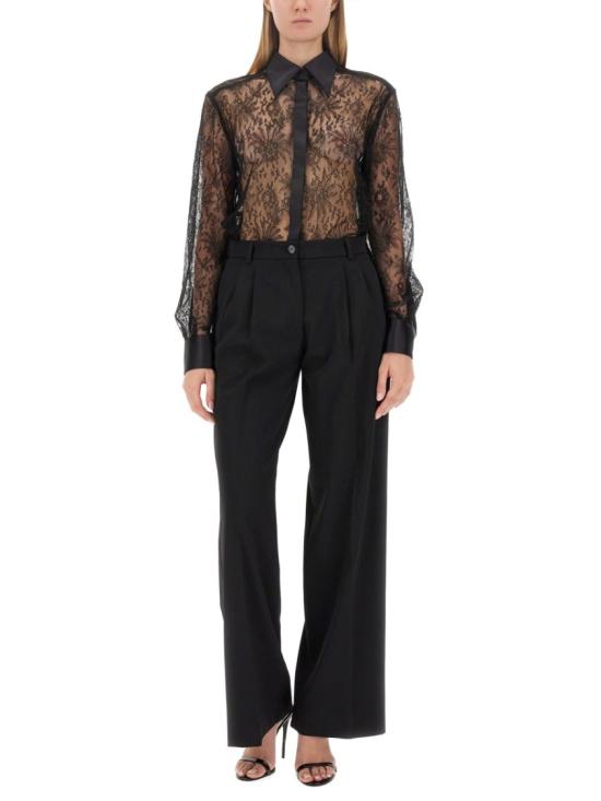  돌체앤가바나 스트레이트 팬츠 FTC17T FUBGBN0000 Black - DOLCE & GABBANA