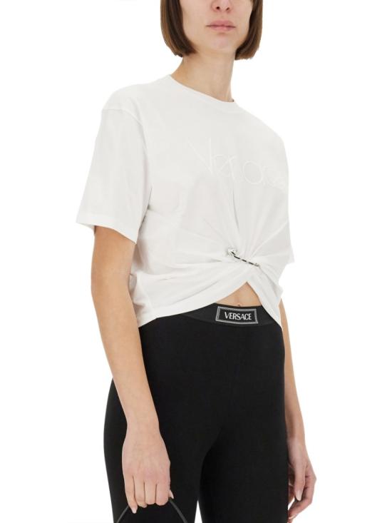 25SS 베르사체 반팔 티셔츠 1018898 1A136101W000 White - VERSACE