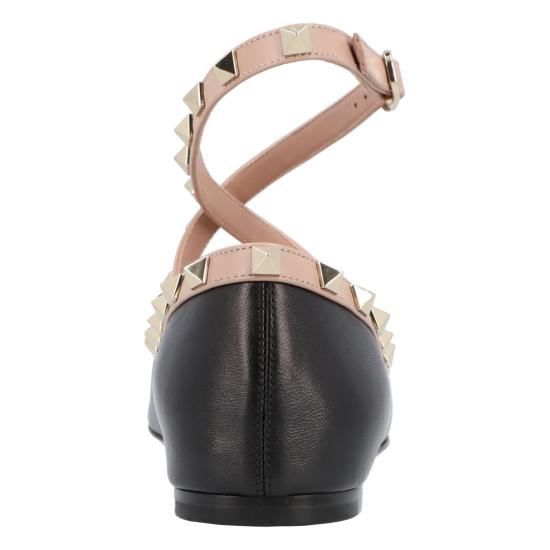  발렌티노 가라바니 플랫 슈즈 5W2S0HB6XGRN71 Black - VALENTINO GARAVANI