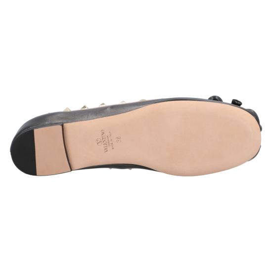  발렌티노 가라바니 플랫 슈즈 5W2S0HB6XGRN71 Black - VALENTINO GARAVANI