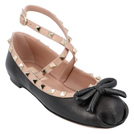  발렌티노 가라바니 플랫 슈즈 5W2S0HB6XGRN71 Black - VALENTINO GARAVANI